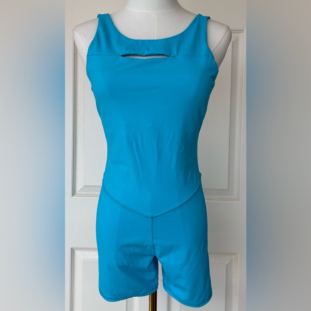 Joy Lab Women’s Workout Romper/Jumpsuit Turquoise Size Medium